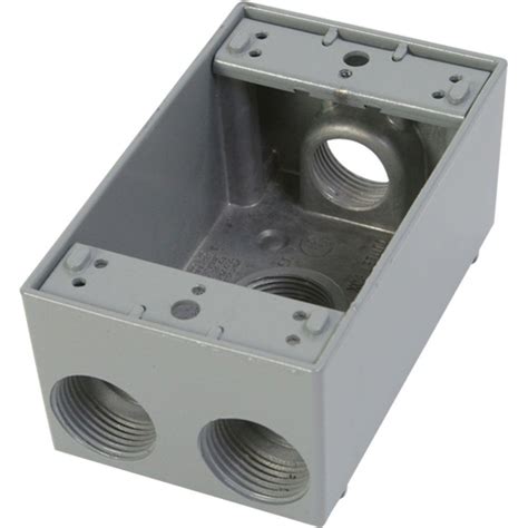 4-gang metal box home depot|4 gang weatherproof outlet box.